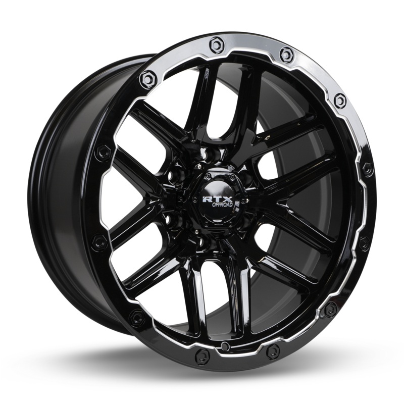 ABL23 24X9 5X115 G-BLK CHR LIP 15MM