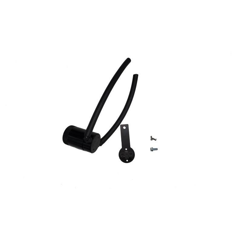 J&L 19-24 Nissan Altima 2.5L Oil Separator 3.0 Passenger Side – Black Anodized