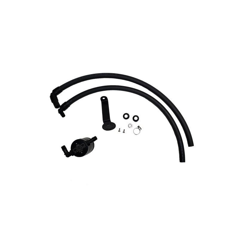 J&L 22-25 Toyota Tundra, 23-25 Sequoia 3.5L Turbo Oil Separator 3.0 Driver Side – Black Anodized