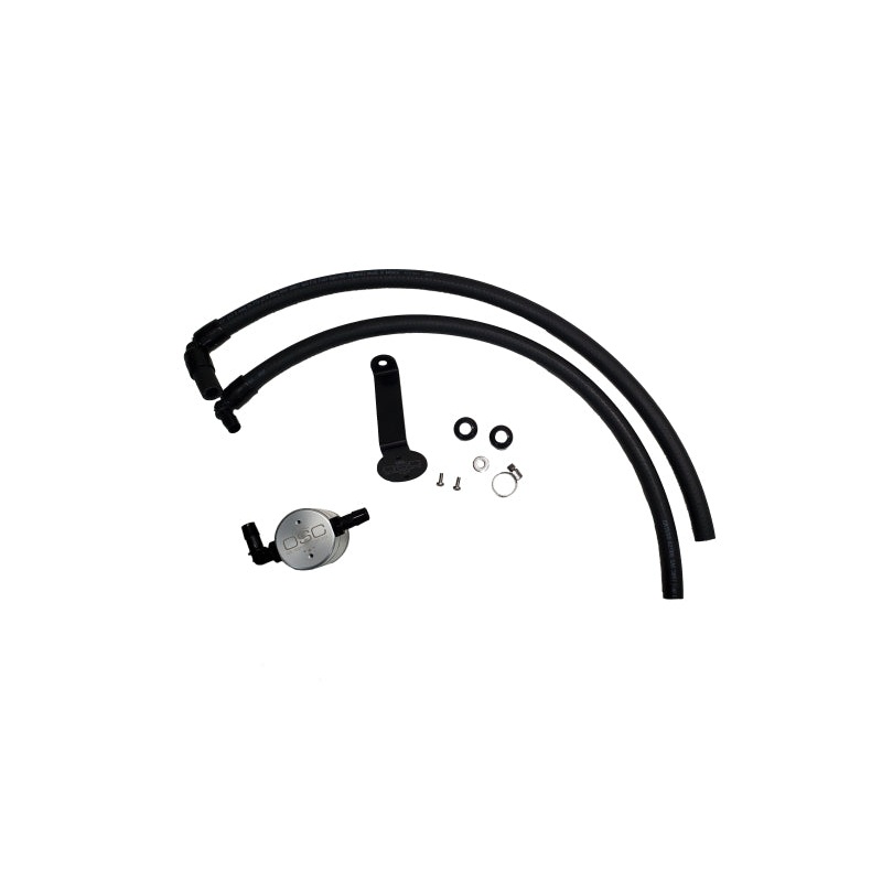 J&L 22-25 Toyota Tundra, 23-25 Sequoia 3.5L Turbo Oil Separator 3.0 Driver Side – Clear Anodized